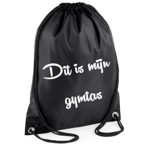 basic gymtas gedrukt gepersonaliseerd