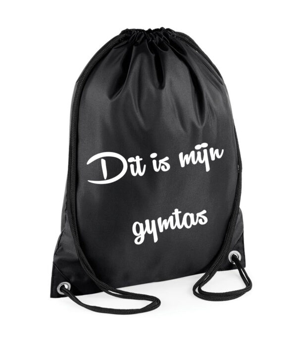 basic gymtas gedrukt gepersonaliseerd