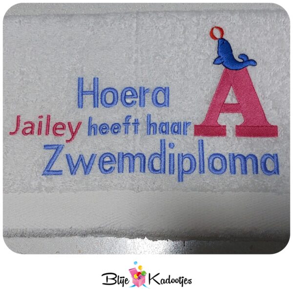 Handdoek - Zwemdiploma A - Afbeelding 4