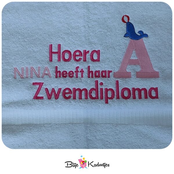 Handdoek - Zwemdiploma A - Afbeelding 6