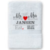 Handdoek - Mr&Mrs
