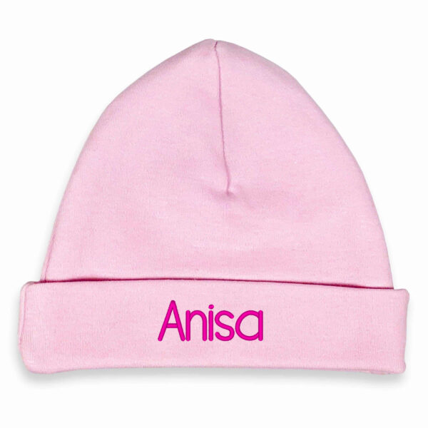 Babymutsje Roze