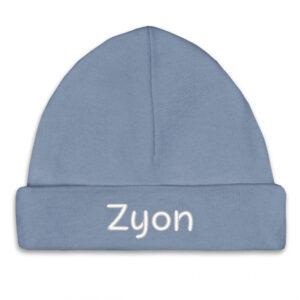 Babymutsje Grey Blue