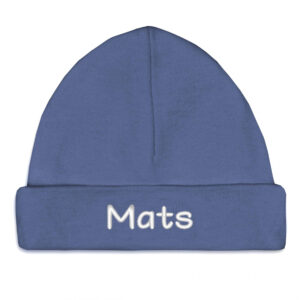 Babymutsje Silk Blue