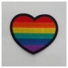 Strijkpatch Regenbooghart