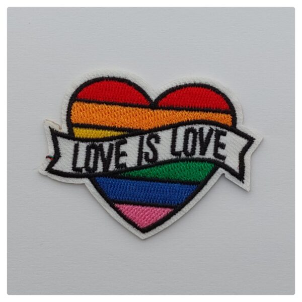 Strijkpatch Love Is Love