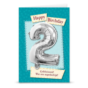 Leeftijdballon  2 jaar